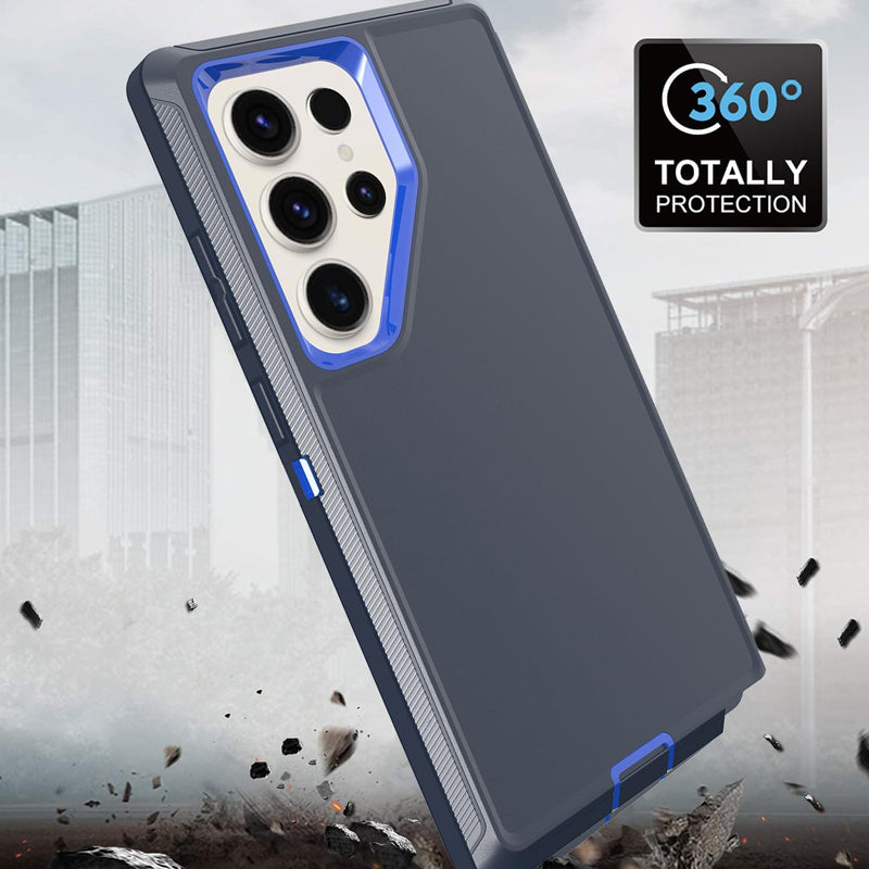 Suitable For Samsung S25 Series Frosted Soft Rubber Double-sided Anti-fall Mobile Phone Case