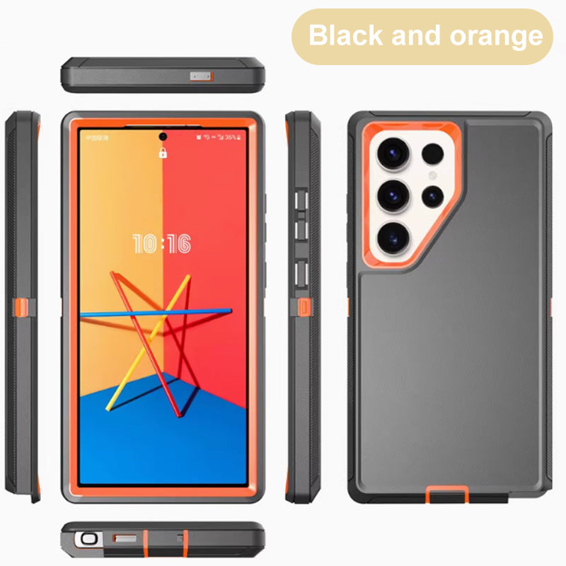 Suitable For Samsung S25 Series Frosted Soft Rubber Double-sided Anti-fall Mobile Phone Case