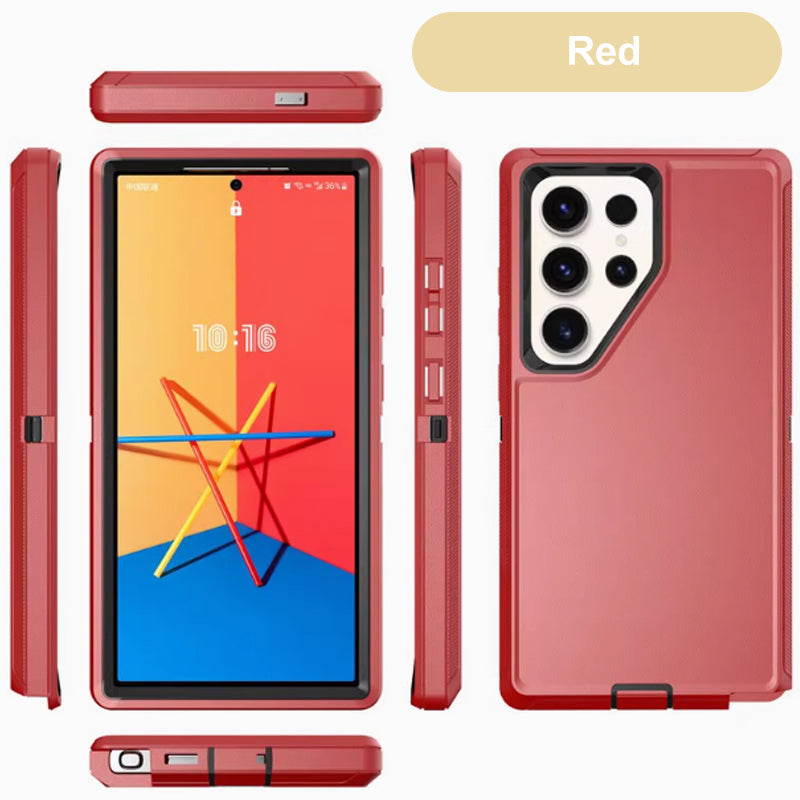Suitable For Samsung S25 Series Frosted Soft Rubber Double-sided Anti-fall Mobile Phone Case