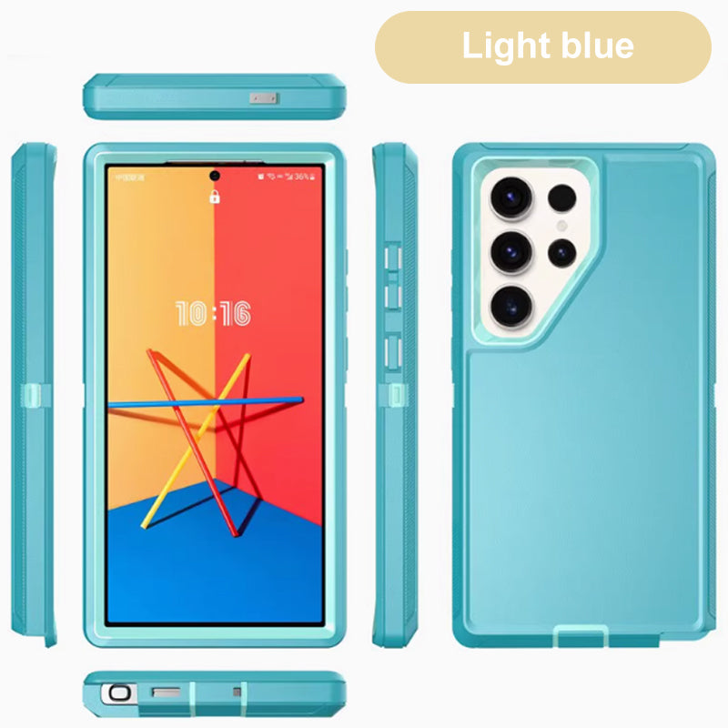 Suitable For Samsung S25 Series Frosted Soft Rubber Double-sided Anti-fall Mobile Phone Case