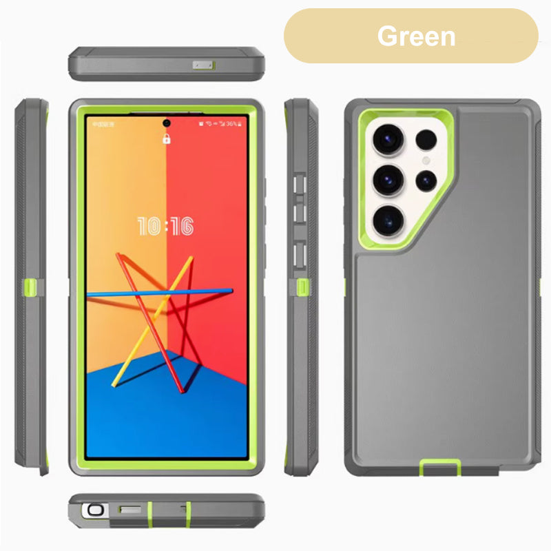 Suitable For Samsung S25 Series Frosted Soft Rubber Double-sided Anti-fall Mobile Phone Case