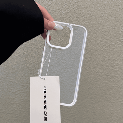 Suitable For iPhone Series Anti-Fall Transparent 3-In-1 Mobile Phone Case
