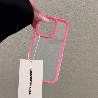 Suitable For iPhone Series Anti-Fall Transparent 3-In-1 Mobile Phone Case