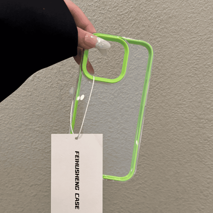 Suitable For iPhone Series Anti-Fall Transparent 3-In-1 Mobile Phone Case