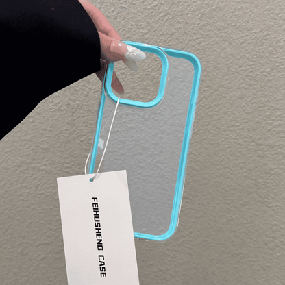 Suitable For iPhone Series Anti-Fall Transparent 3-In-1 Mobile Phone Case