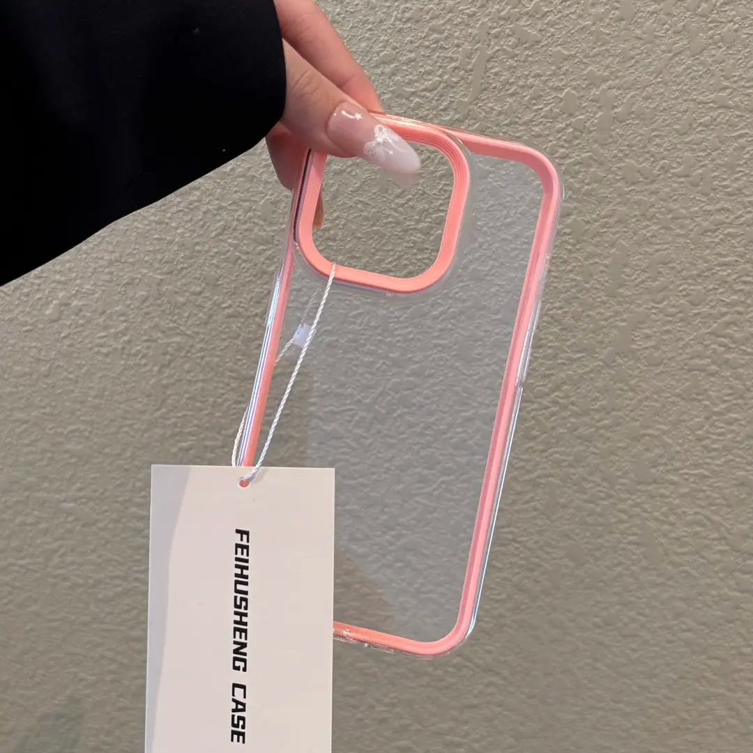 Suitable For iPhone Series Anti-Fall Transparent 3-In-1 Mobile Phone Case