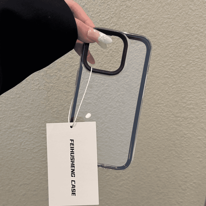 Suitable For iPhone Series Anti-Fall Transparent 3-In-1 Mobile Phone Case